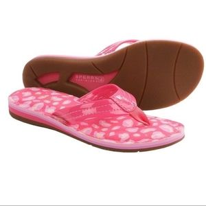 *NEW* Sperry Top-Sider Monterey Thong Rose Leopard